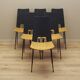Set of six chairs, Italian design, 1950s, designer: Carlo Ratti, manufactur