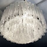 Vintage italian murano glass chandelier by Toni Zuccheri for Venini, 1960s