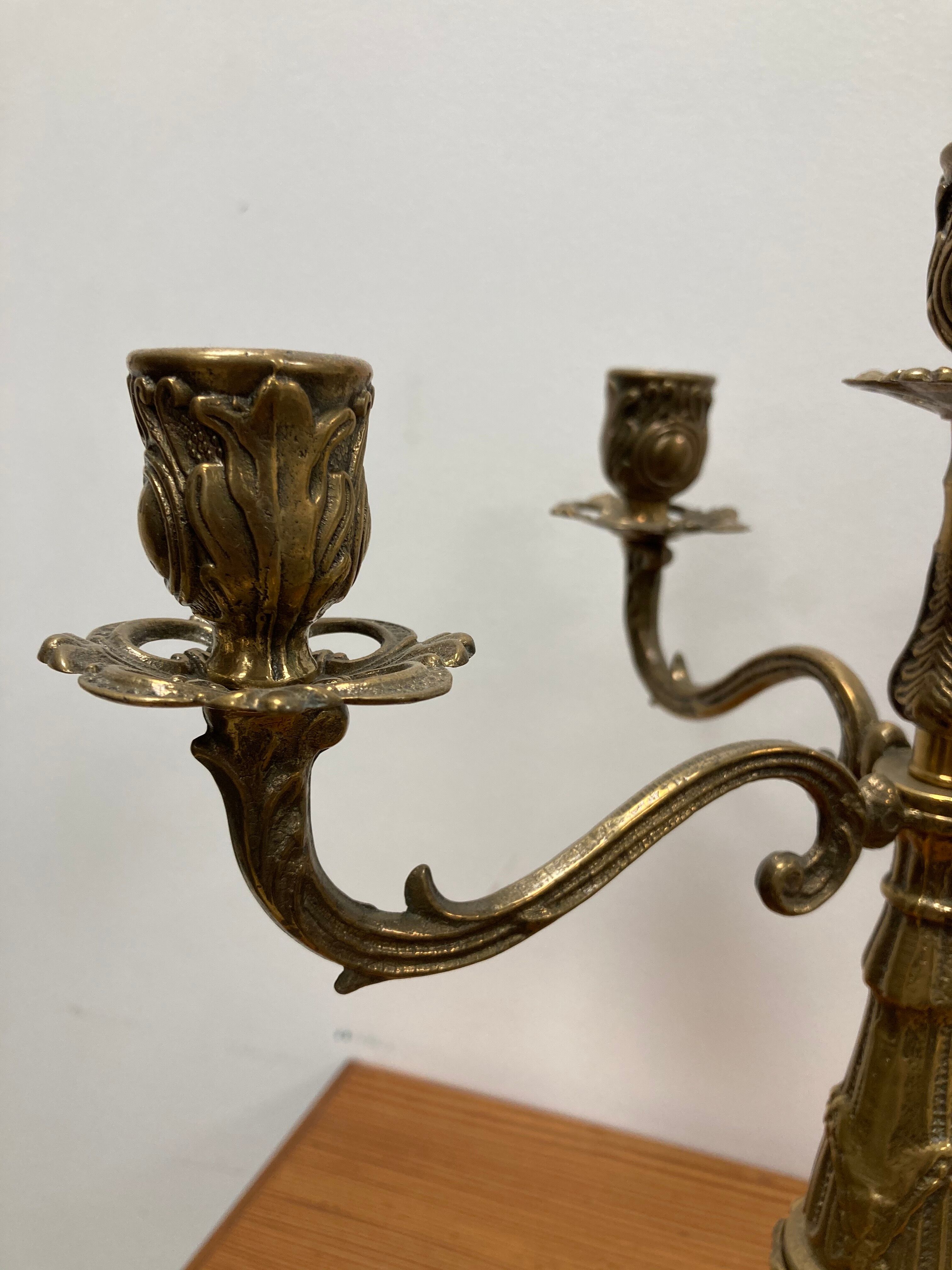 Five-branched chandelier