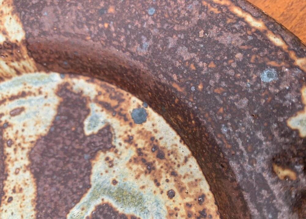 Mid-century studio pottery bowl from Visby, Denmark, 1960s.