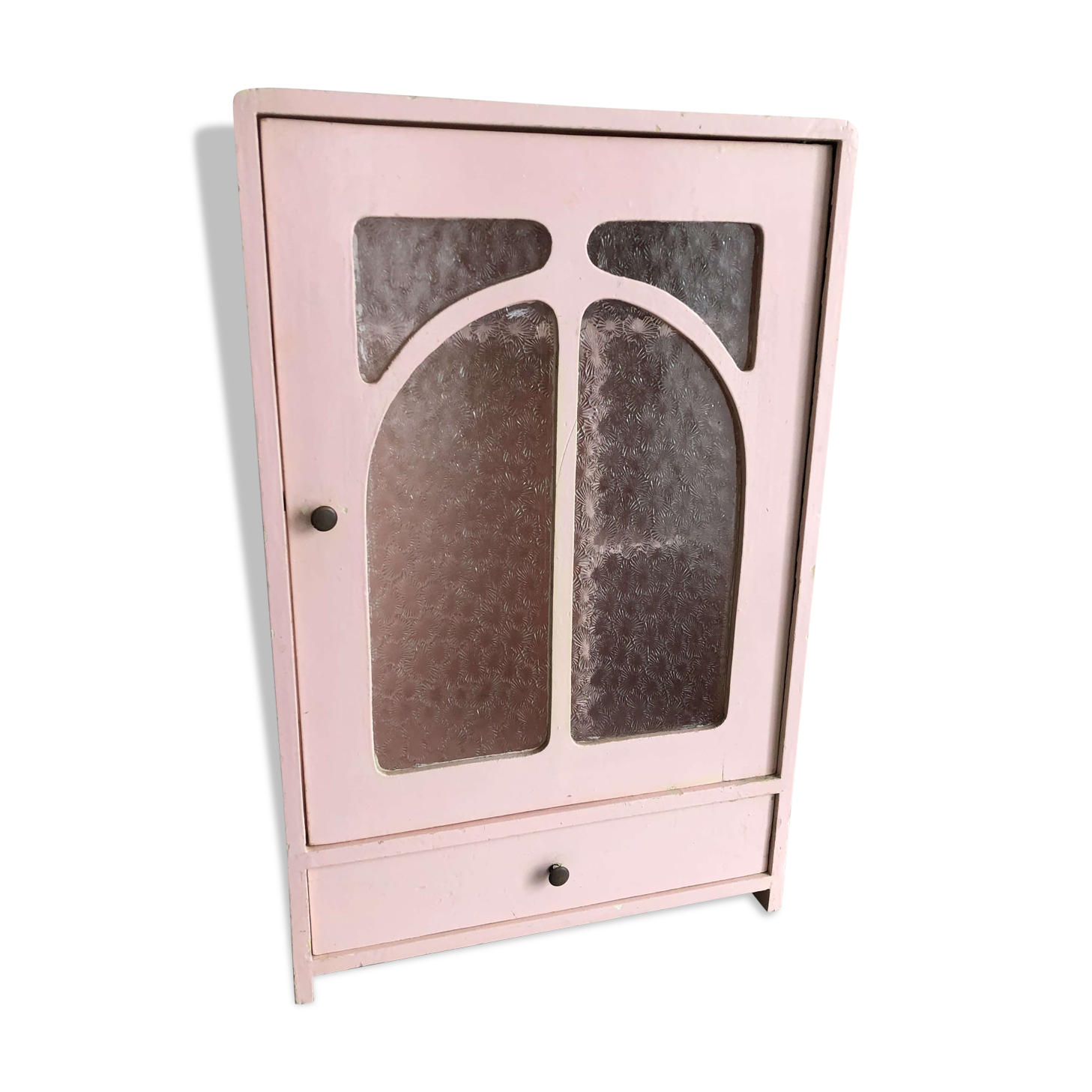 Pink pharmacy cabinet