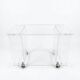 Iconic dessert in transparent Lucite – Attributed to David Lange