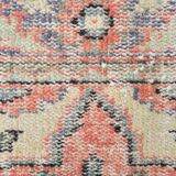 5x9 Pale Red & Green Turkish Vintage Rug, 165x267Cm
