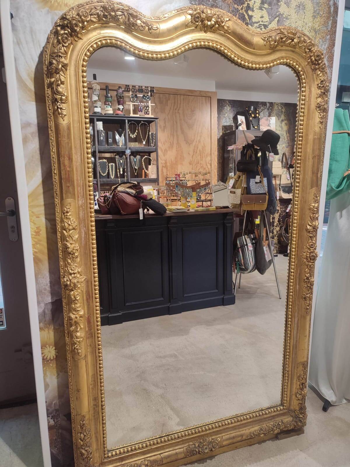Mirroir de cheminée