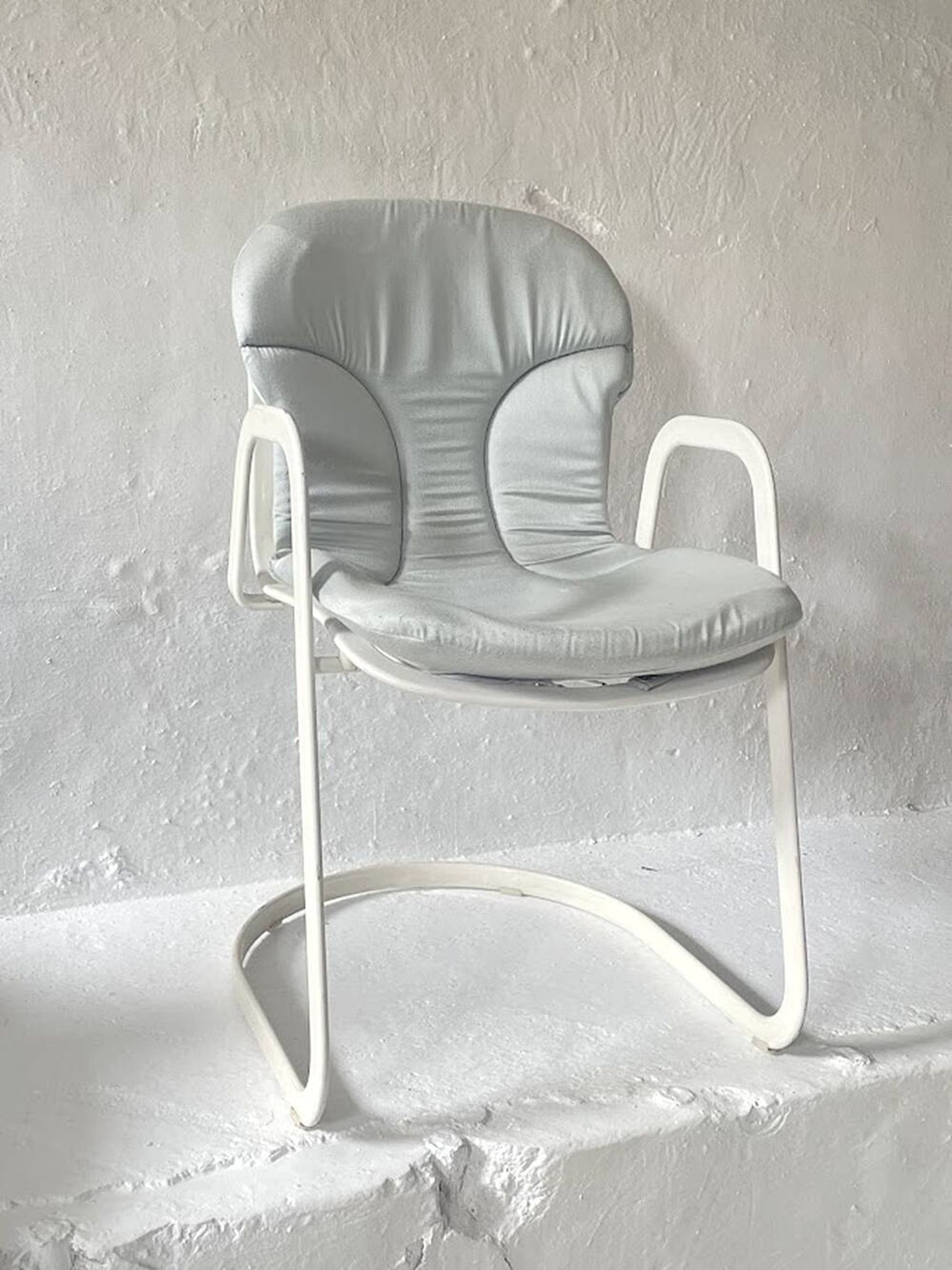 Fauteuil de salle à manger Cidue de Willy Rizzo, Italie, années 1970