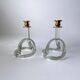Pair of pretzel candlesticks by Dorothy Thorpe, c 1970s