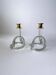 Pair of pretzel candlesticks by Dorothy Thorpe, c 1970s