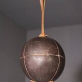 Large Vintage Leather Medicine Ball