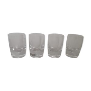 4 verre à whisky gravé