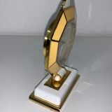 Hour Lavigne clock in gilded metal