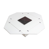 Van den Berghe Pauvers postmodern geometry dining table 1980