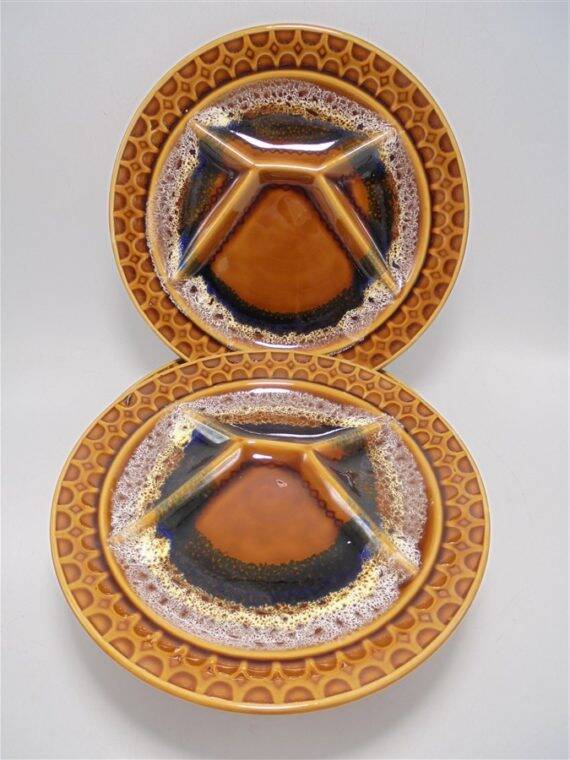 Set of 5 Sarreguemines plates