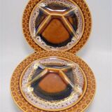 Set of 5 Sarreguemines plates
