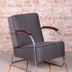 Bauhaus Armchairs in Beech and Chrome from Mücke-Melder, Czech, 1930s, Set of 2