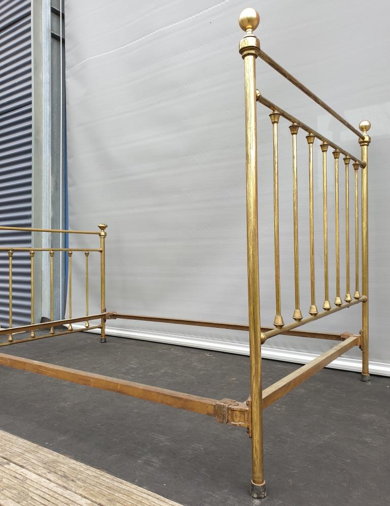 1920s brass bed