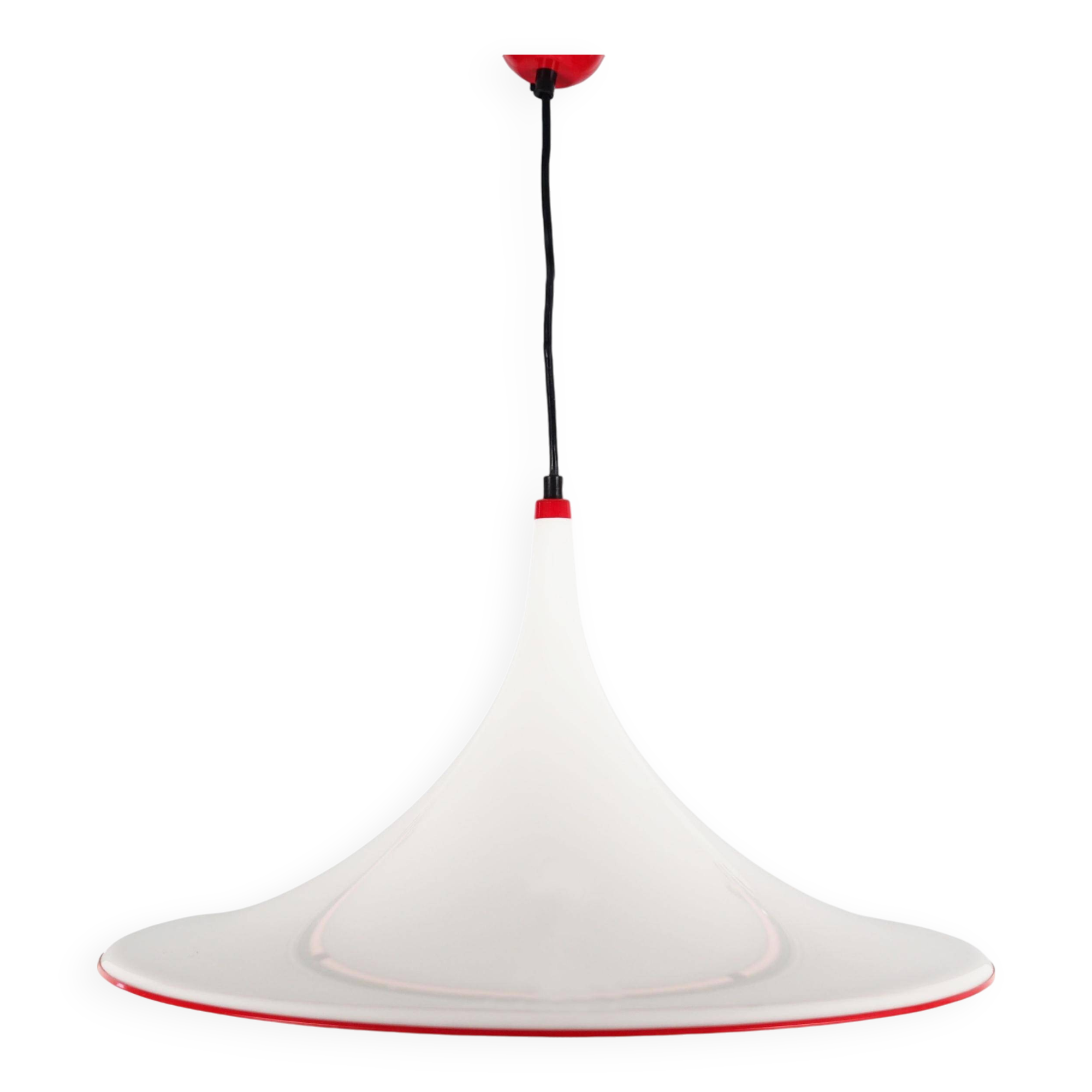 Pendant lamp, Italian design, 1970s, production: Italy