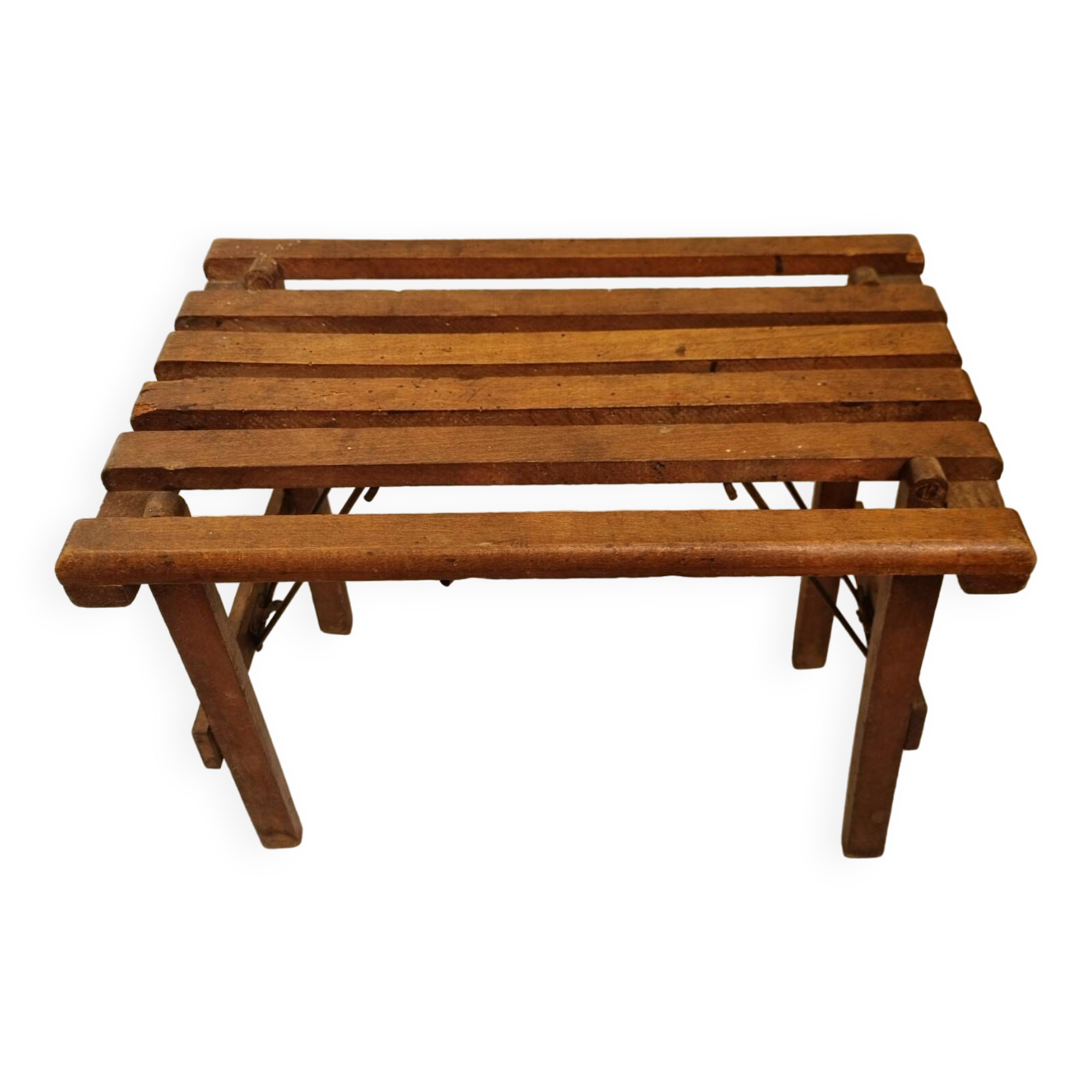 Second World War fishing stool