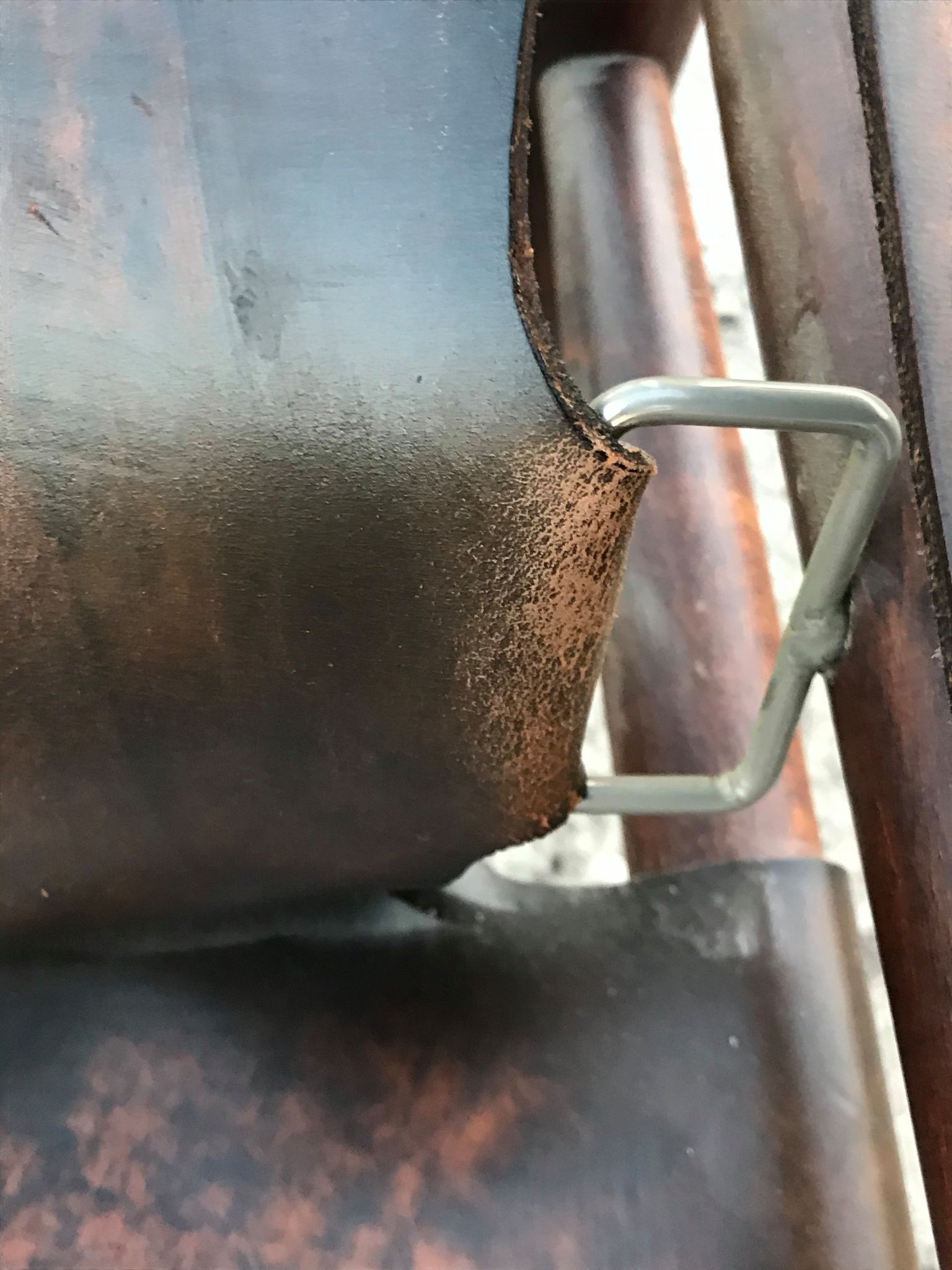 Fauteuils Safari en cuir années 1960