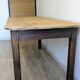 Antique farmhouse table in patinated solid wood - 178 cm