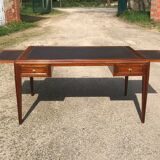 Double art deco mahogany desk