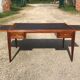 Bureau double art deco en acajou
