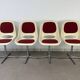 4 chaises Space Age, coque années 70 pour Lockhausen