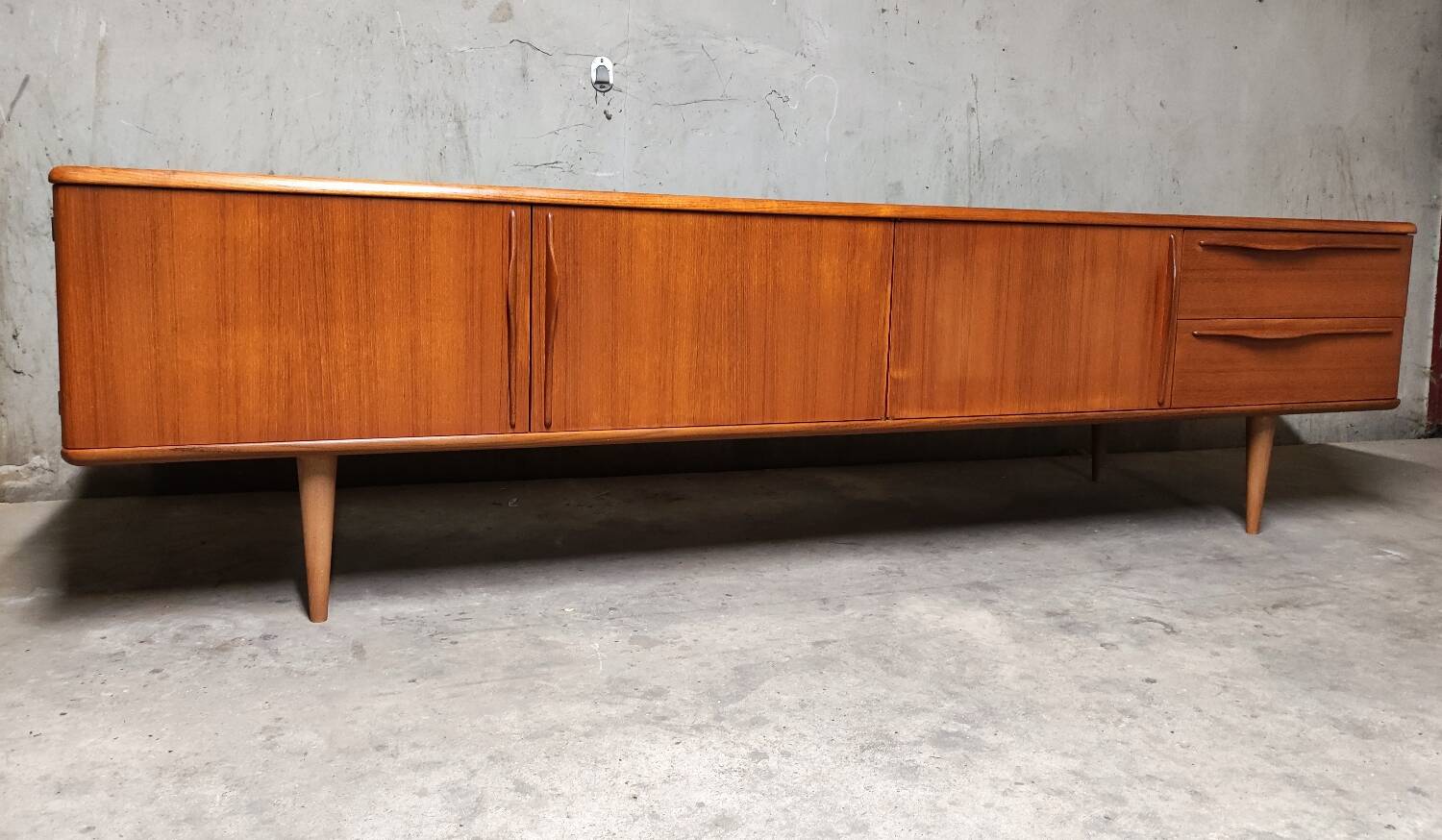 Vintage Scandinavian teak sideboard