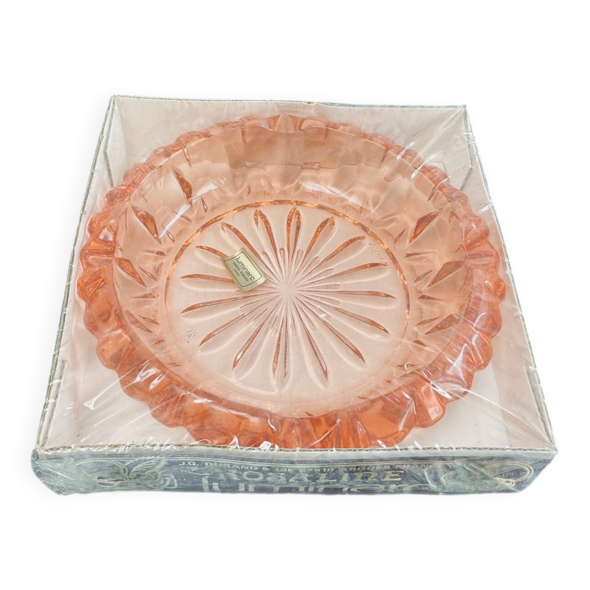 Vide-poches cristal vintage
