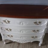 Restored chest of drawers louis xv model