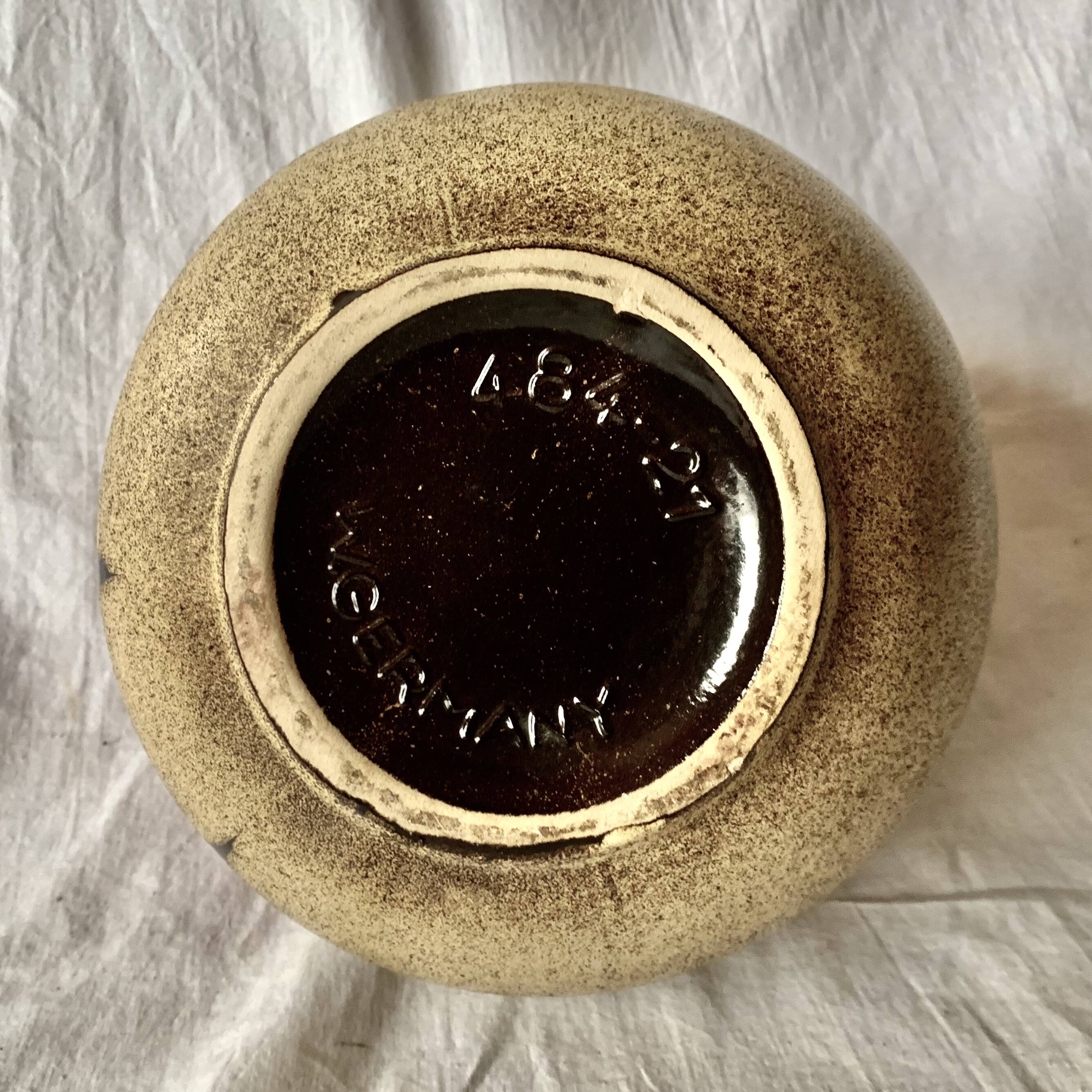 Scheurich vase 484-21 - West Germany - floral decoration