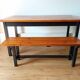 Table de ferme et son banc
