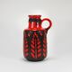 Large Ceramic Art Vase "Fat Lava" by Scheurich, West Germany, 1970s