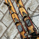 Vintage wooden skis pair L=193