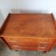 Commode chêne  pied compas, vintage reconstruction