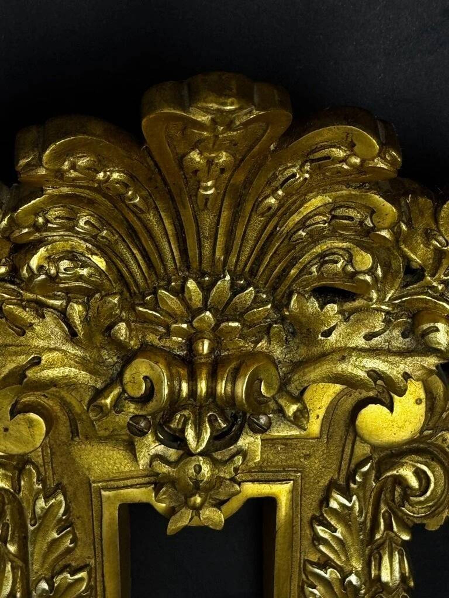 A pair of important gilt bronze wall sconces, Louis XVI style, 19th century.