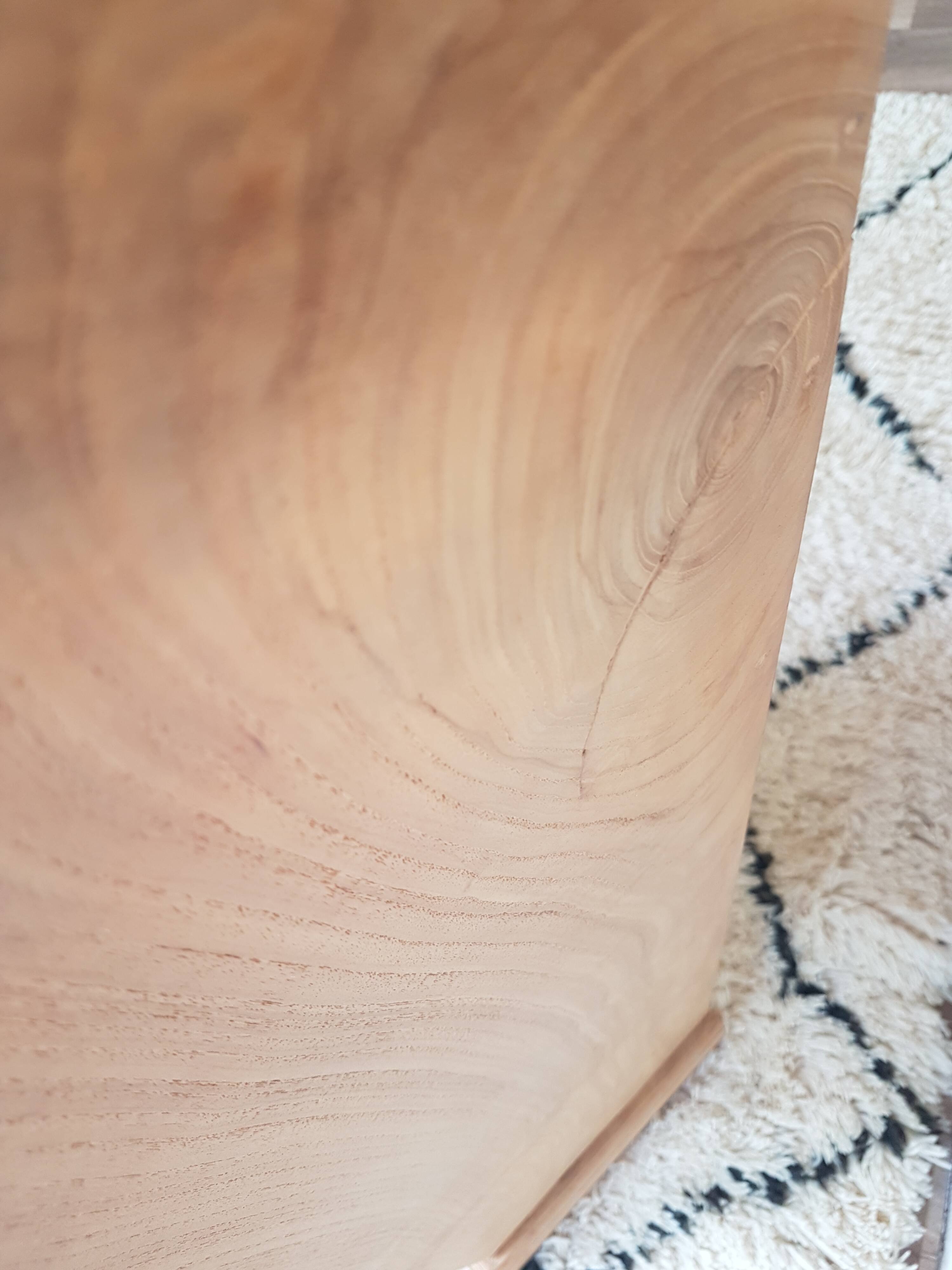 Old renovated solid wood chest of drawers