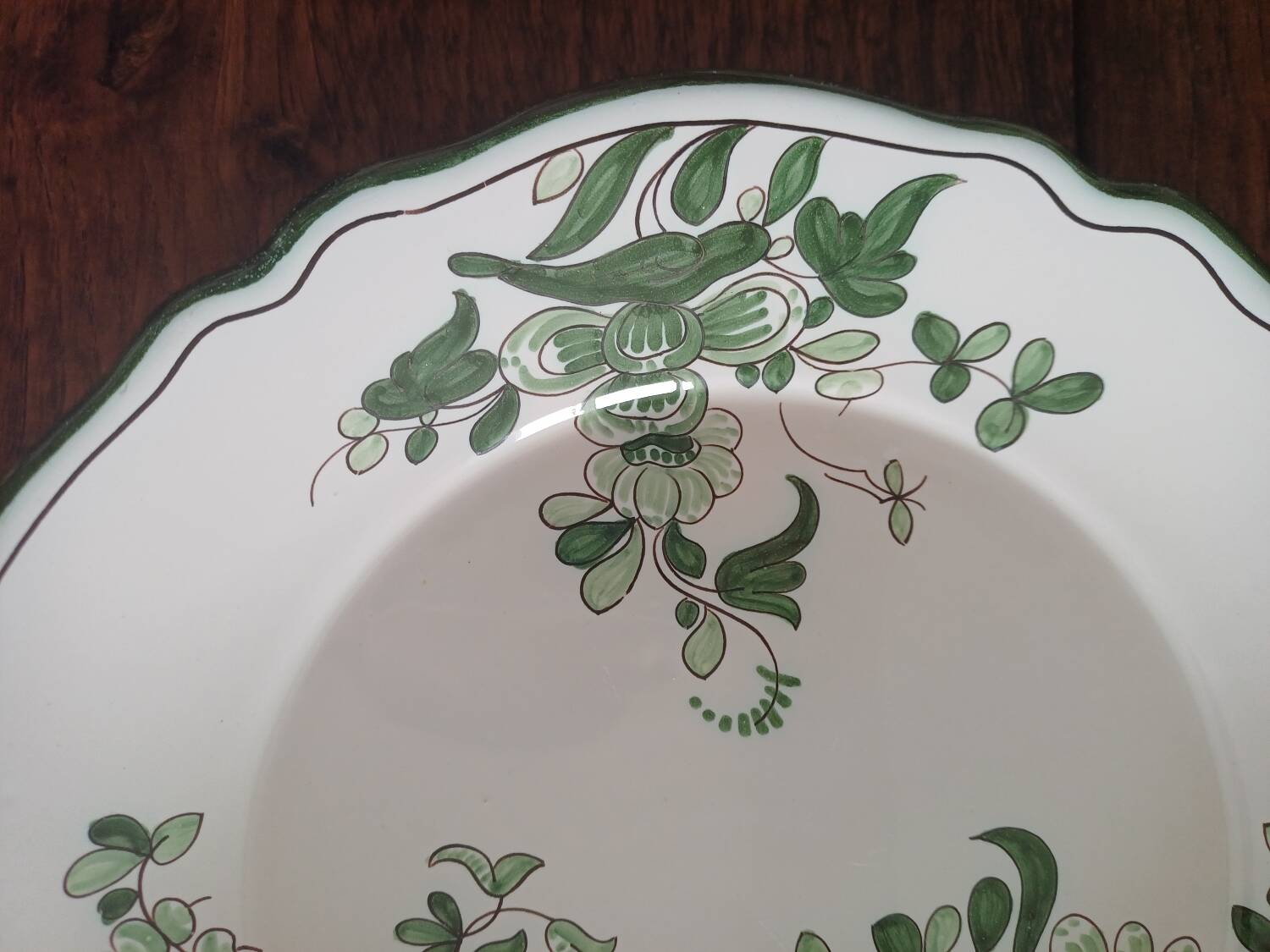 Faïence de Nevers, France; set of plates