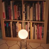 Spring lamp and opaline design