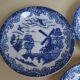 Blue Dutch landscape coffee service