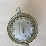 Bernardaud Limoges Porcelain Sugar Bowl, 1920s