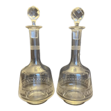 Pair of antique decanters