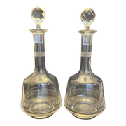 Pair of antique decanters