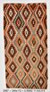 6x11 Geometric Pattern Turkish Vintage Kilim Rug, 172x346Cm