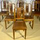 6 chaises époque Art Déco
