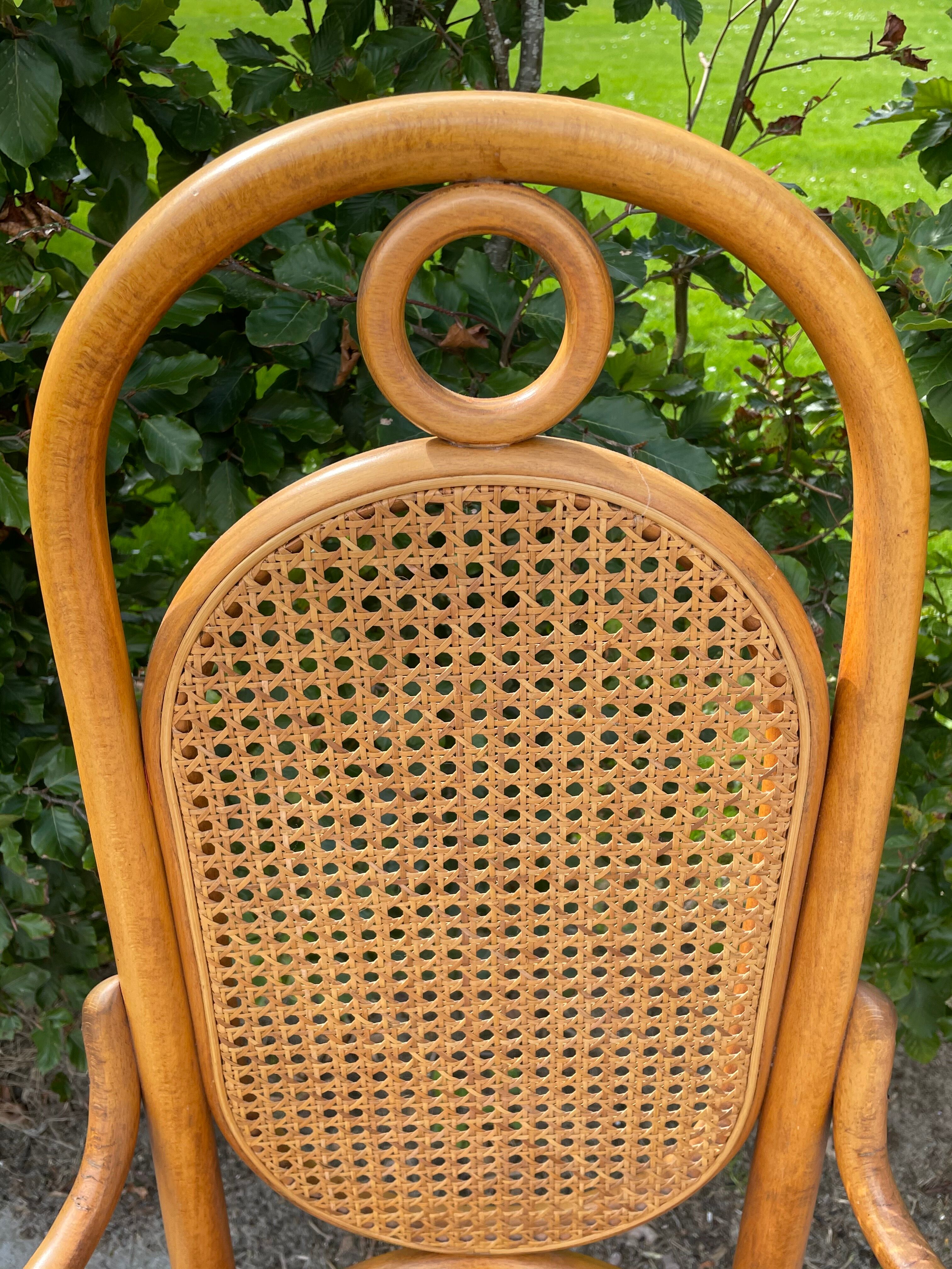 Sculptural bendwood side chair model