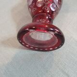 Bohemian crystal vase