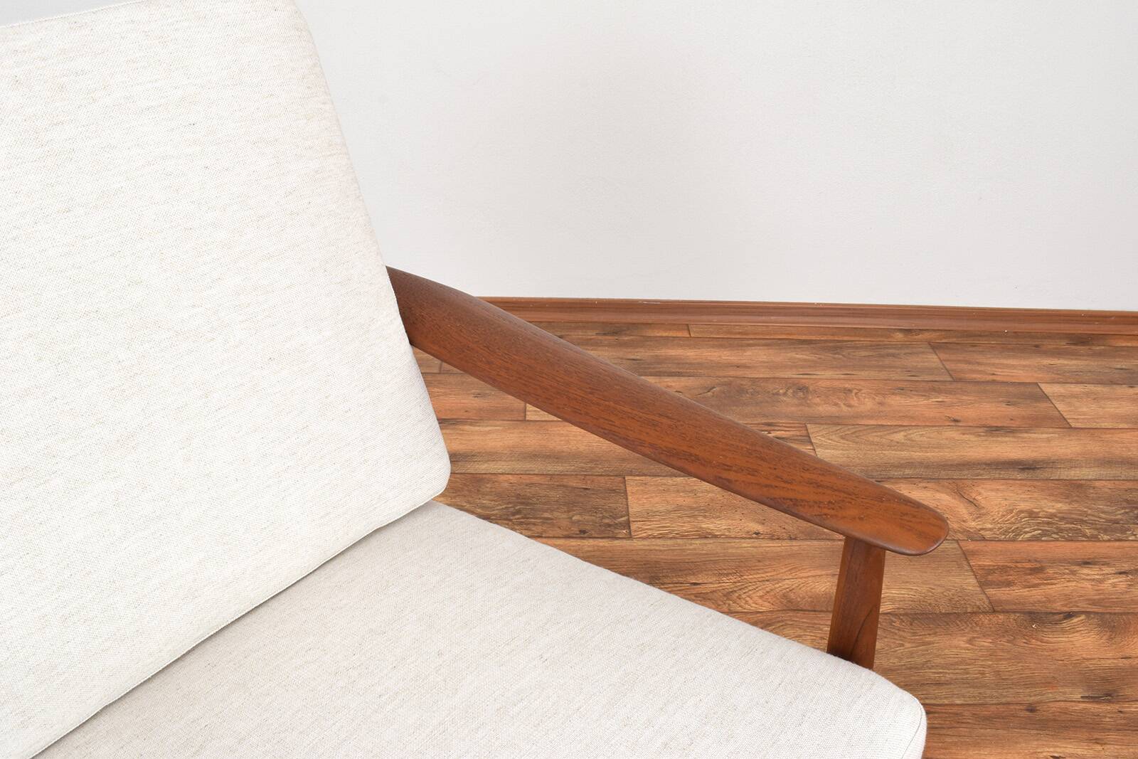 Mid-Century Danish Teak Armchair FD-164 by Arne Vodder for France & Son