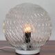 Design mid century glass Table Lamp, 1980s - Czechoslovakia