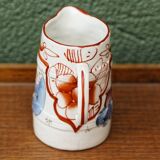 Milk jug, Chinese decor, Bayeux porcelain