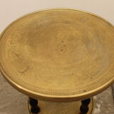 Art deco wood and brass side table 1930s